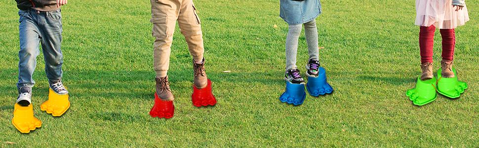 bucket stilts kids