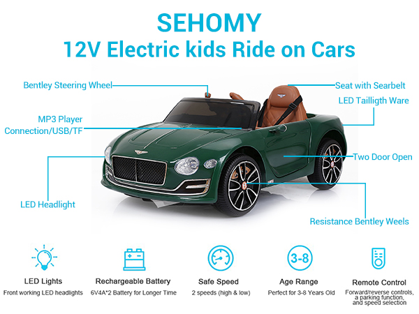 12v bentley car for kids