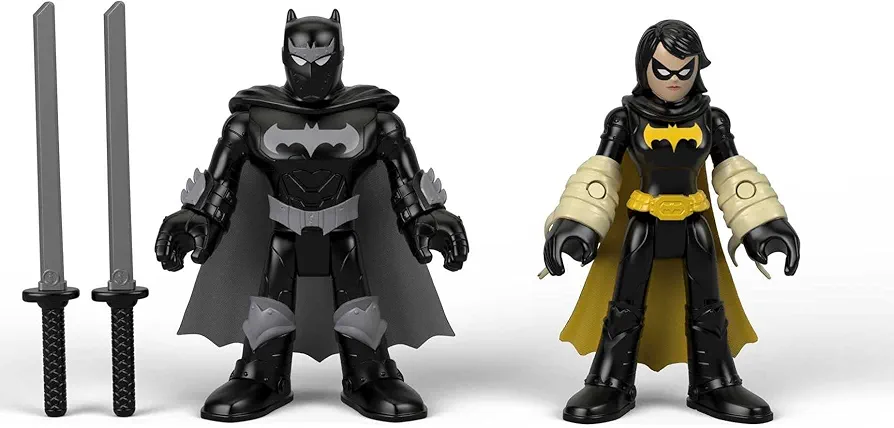 DC SUPER FRIENDS Fisher-Price Imaginext, Black Bat & Ninja Batman