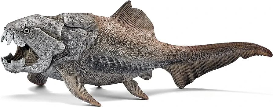 Schleich Dinosaurs Realistic Dunkleosteus Figurine with Movable Jaw - Prehistoric Jurassic Dino Toy with Highly Detailed Movable Jaw, Education and Fun for Boys and Girls, Gift for Kids Ages 4+