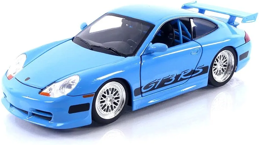 Jada Toys Fast & Furious Brian's Porsche 911 GT3 RS 1:24 Die-cast Car, Toys for Kids and Adults