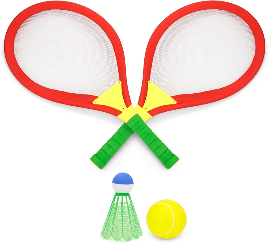 Giant Boomer Badminton Playset Designed for Children Ages 5+ Years,Multi