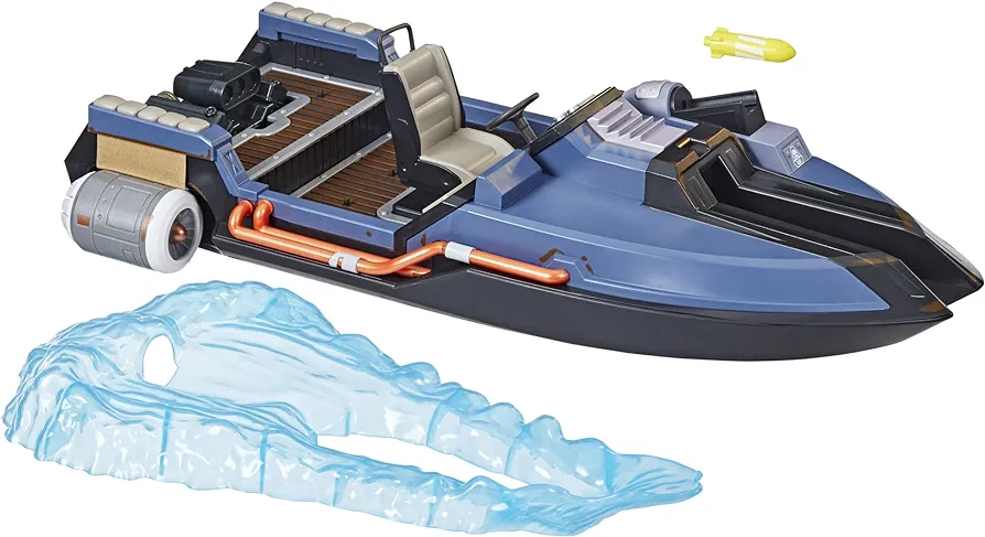 FORTNITE Hasbro Victory Royale Series Motorboat Deluxe Collectible Vehicle with Accessories, 19.6-inch