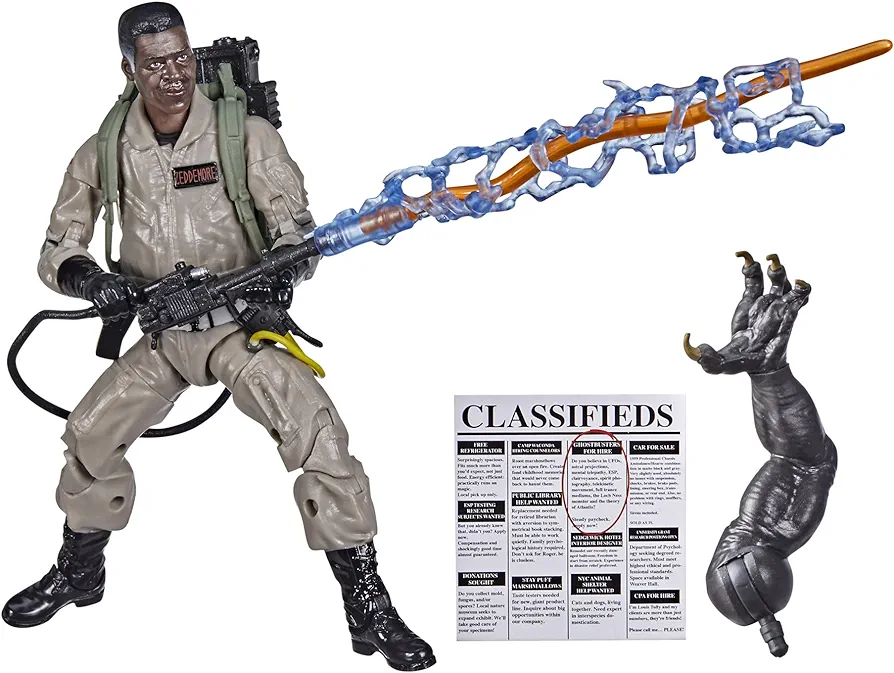 Ghostbusters Plasma Series Winston Zeddemore Toy 6-Inch-Scale Collectible Afterlife Figure with Accessories, Kids Ages 4 and Up (F2504)