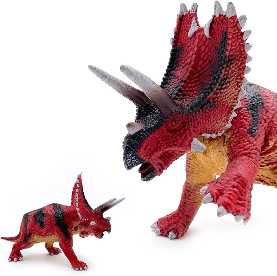 Gemini&Genius Pentaceratops Dinosaur Toys for Kids, Triceratops Dinosaur Figures for Dinosaur lovers, Party Supplies, Dinosaur World Cool Birthday Gifts to Kids