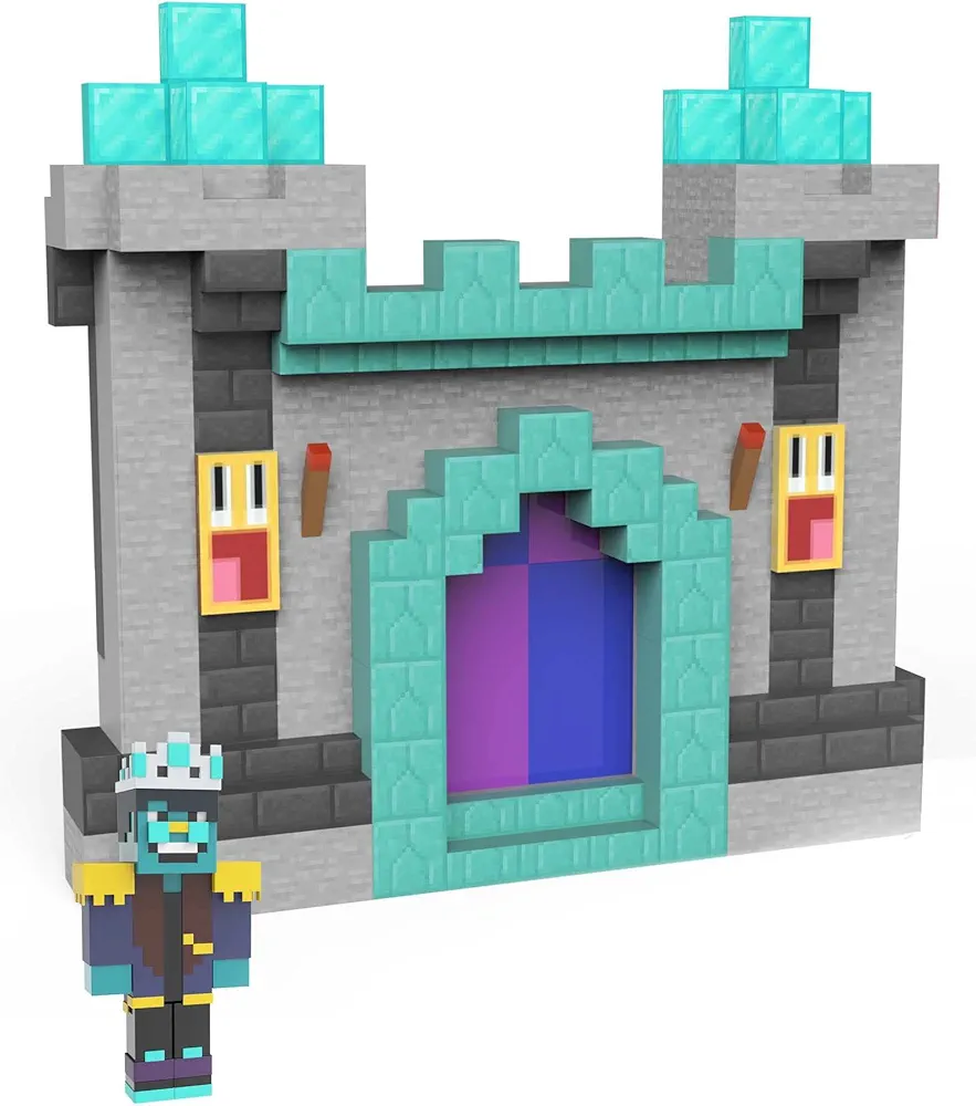 Mattel Minecraft Toys, Creator Series Palace Playset with Party Supreme Action Figure, Minecraft Game 3.25-inch figure, Plus Lights, Sounds and Music