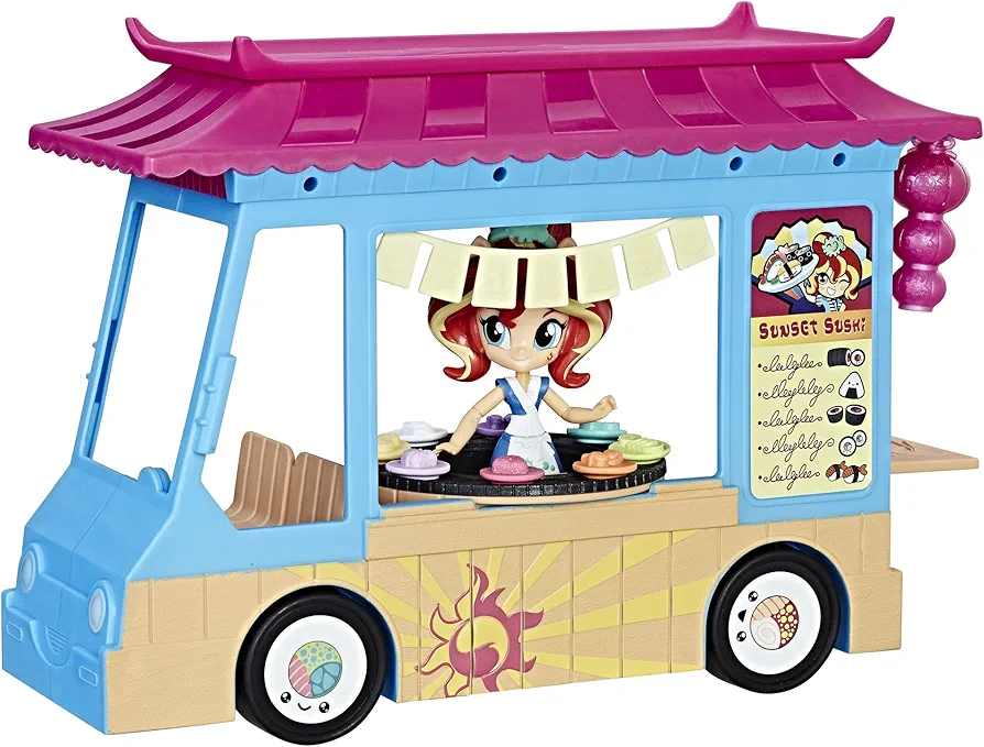 My Little Pony Eg Minis Sunset Shimmer Sushi Truck