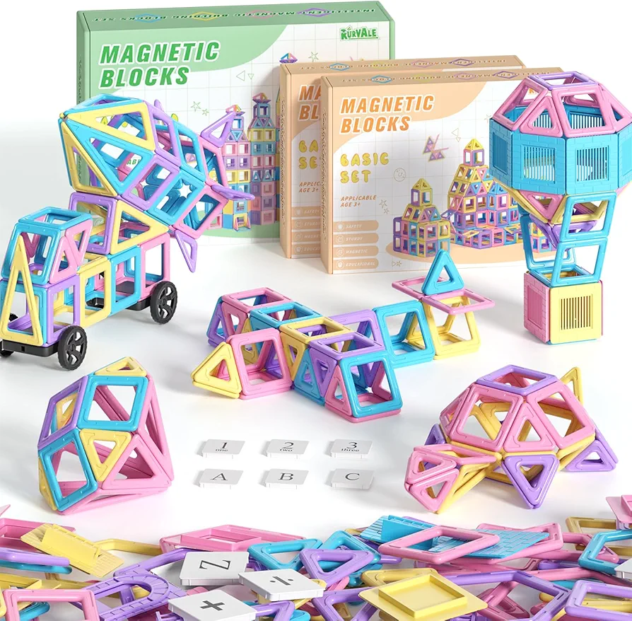 Rurvale 188pcs Magnetic Blocks- Big set