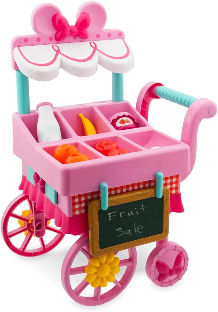 Disney Store Official Minnie Mouse Disney Junior Farmers Market Play Set – Interactive Grocery Shopping Adventure – Engage in Imaginative Role Play with Iconic Character-Themed Pieces