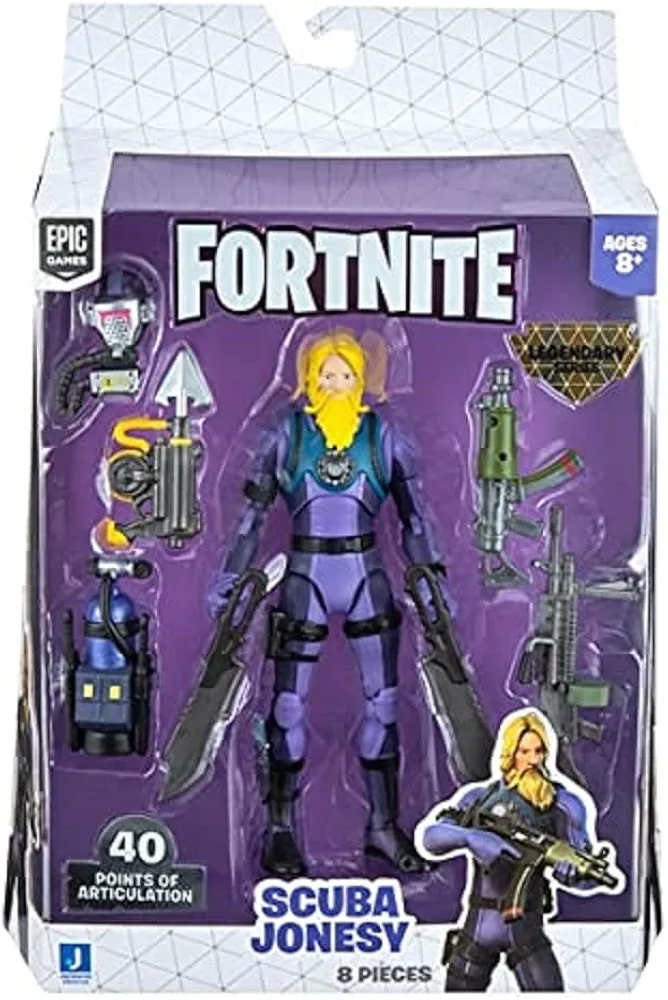 Fortnite ENT_554382 Legendary Series Scuba Jonesy Mission Control HQ Playset, Multicolor