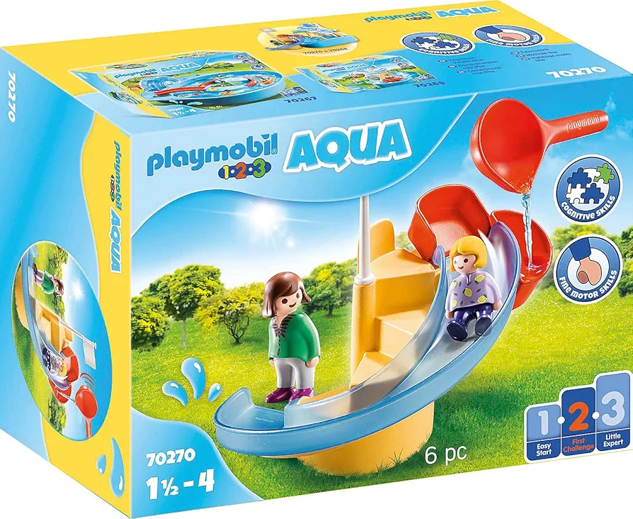 Playmobil 1.2.3 Aqua Water Slide