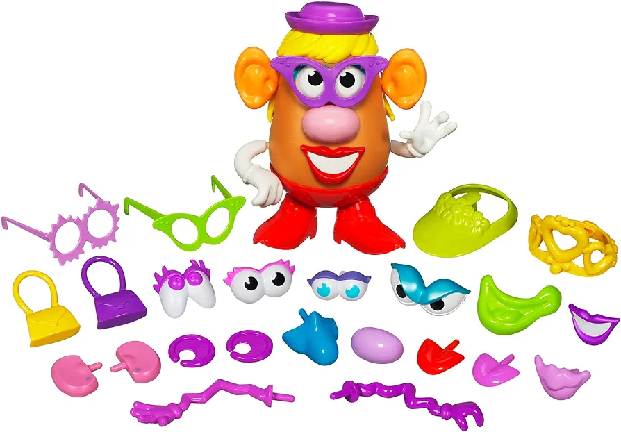 Potato Head Mrs.Potato Head Silly Suitcase Parts And Pieces Toddler Toy For Kids (Amazon Exclusive)