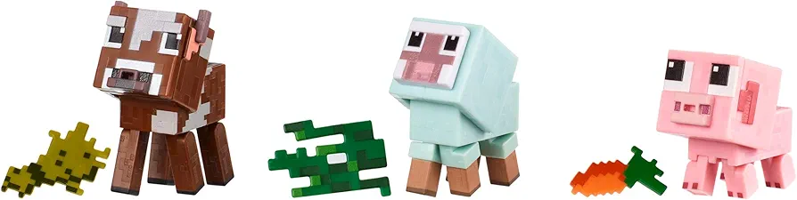 Minecraft Comic Mode Baby Animals 3-Pack