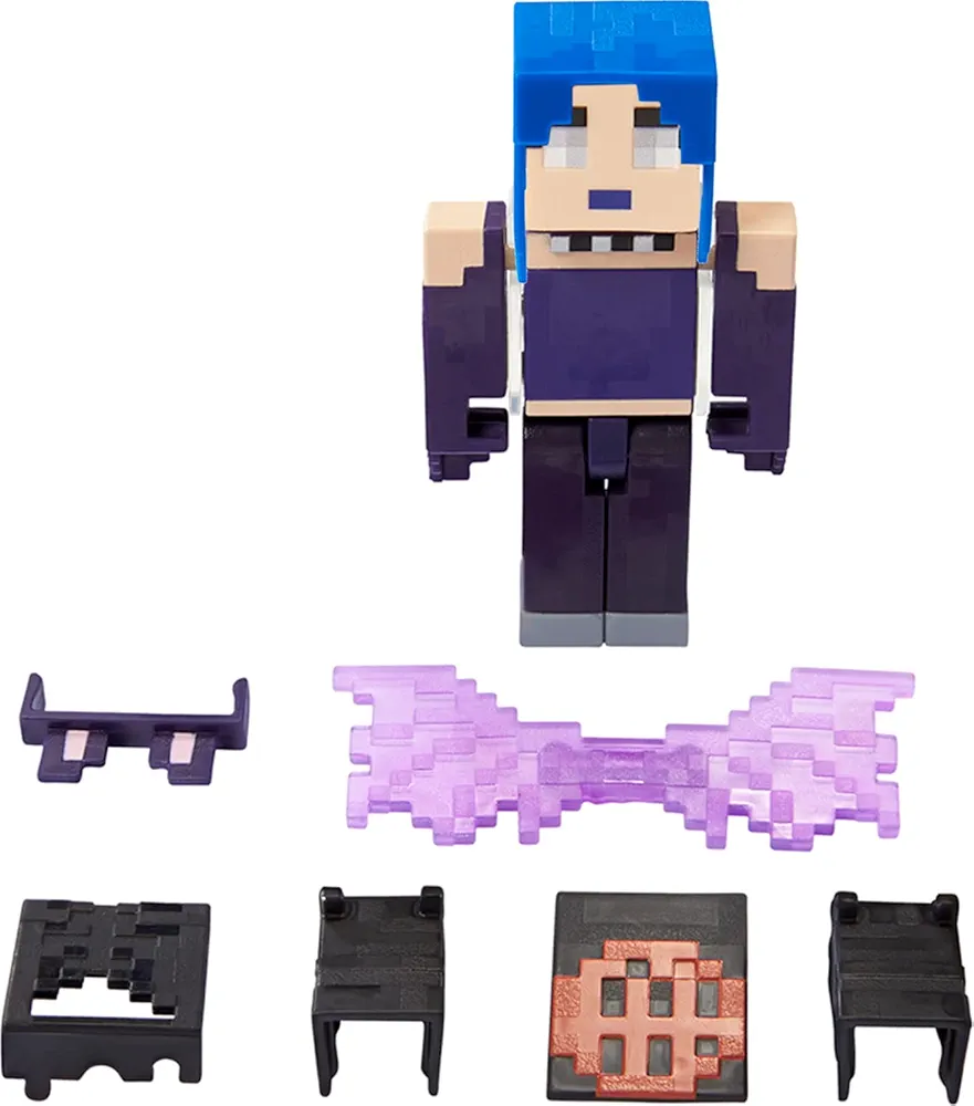 Mattel Minecraft Creator Series Spooky Wings Figure, Collectible Building Toy, 3.25-inch Action Figure with Accessories, Gift for Ages 6 Years & Older