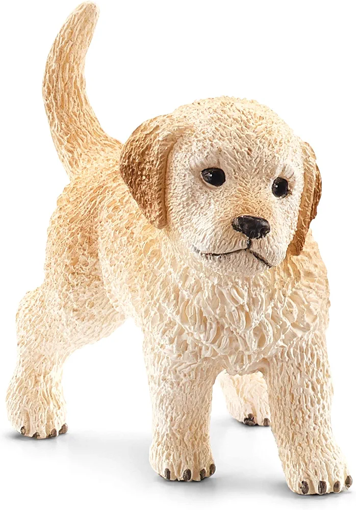 Schleich Farm World, Realistic Animal Toys for Kids, Golden Retriever Puppy Toy Dog Figurine, Ages 3+