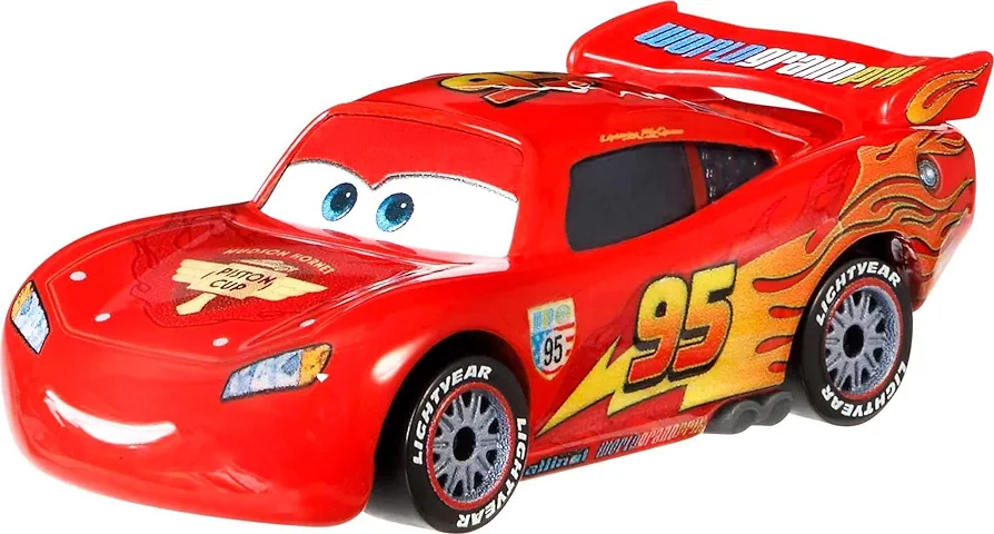 Disney Pixar Cars Lightning McQueen with Racing Wheels