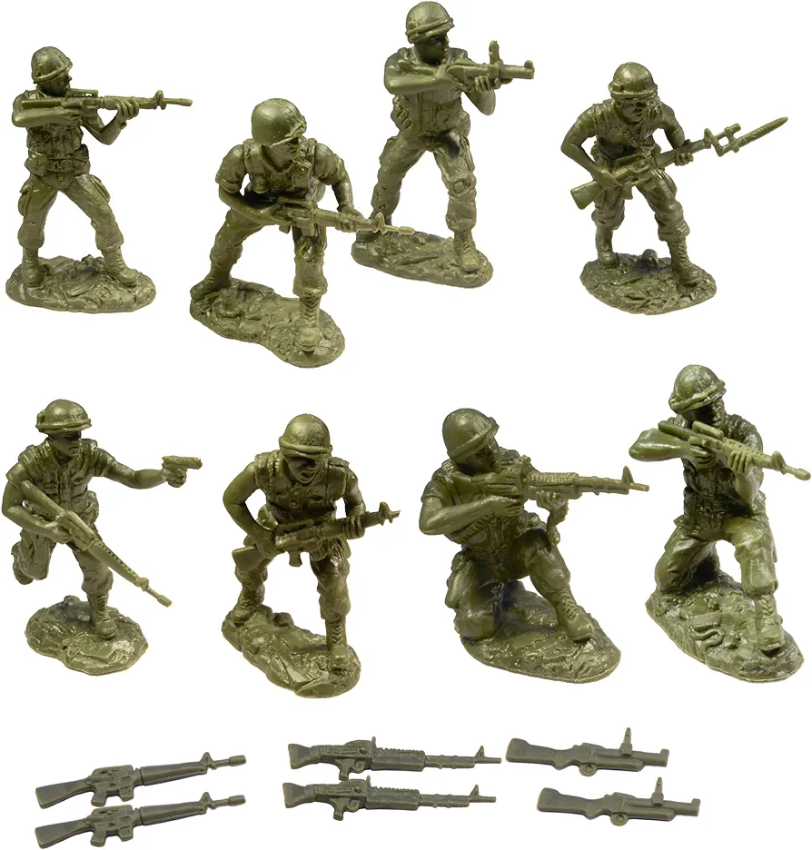 TSSD Vietnam UNITED STATES MARINES: 16 OD GREEN 1:32 Plastic Army Men Figures