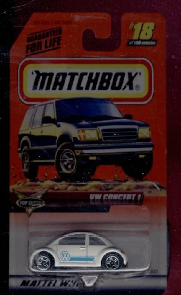 Matchbox 1998-18 of 100 Series 4 TOP Class Vw Concept 1 1:64 Scale