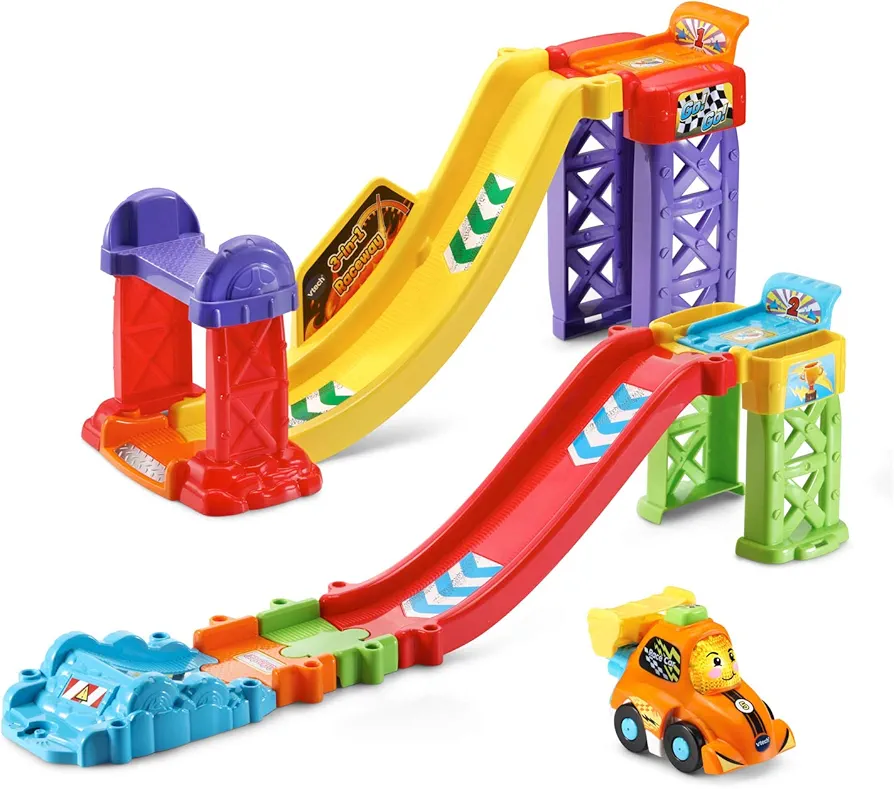 VTech Go! Go! Smart Wheels 3-in-1 Launch and Go Raceway