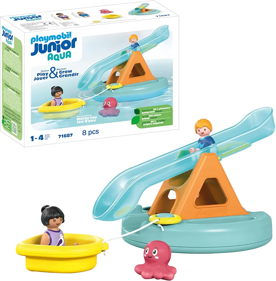 Playmobil Junior Aqua: Water Seesaw with Boat