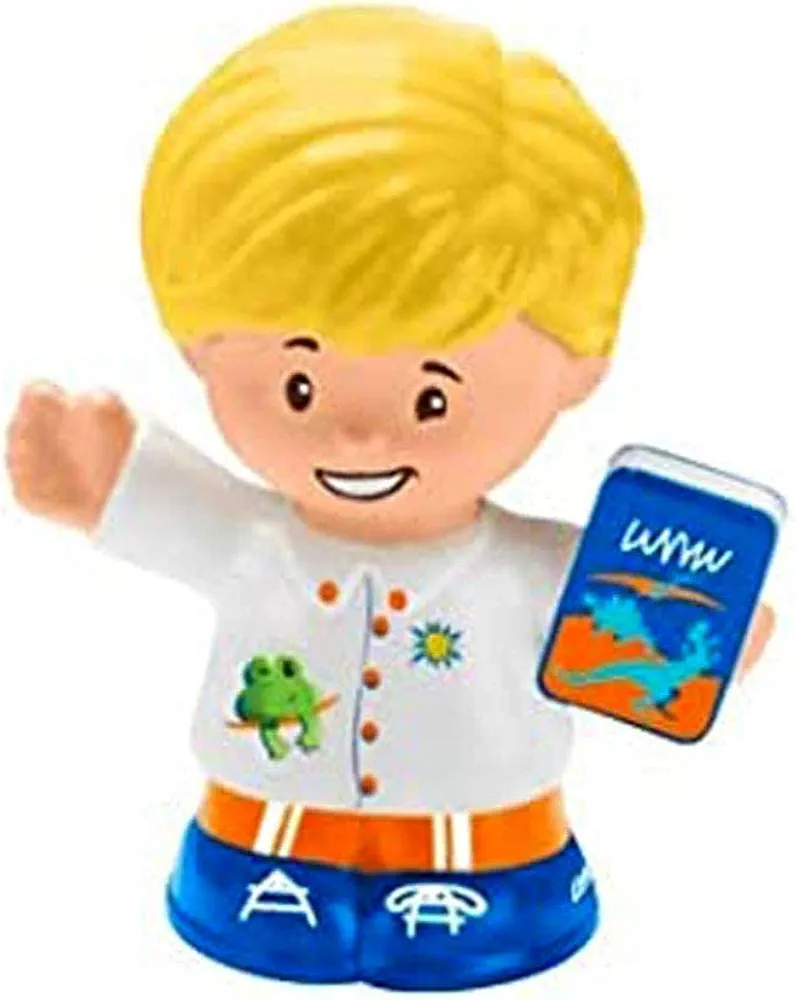 Replacement Part for Fisher-Price Little People Friendly School Playset - GCK46 ~ Blonde Boy Eddie Carrying School Book