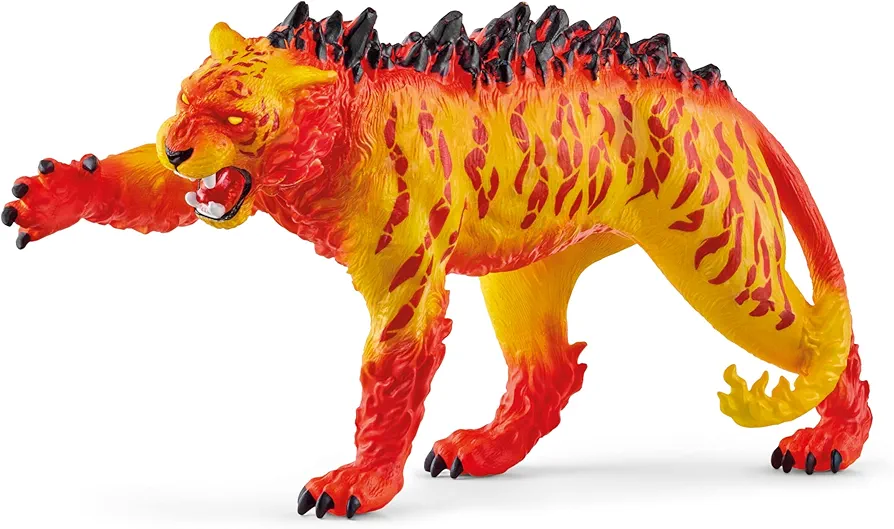 Schleich Eldrador, Eldrador Creatures, Action Figures for Kids Ages 7+, Lava Tiger