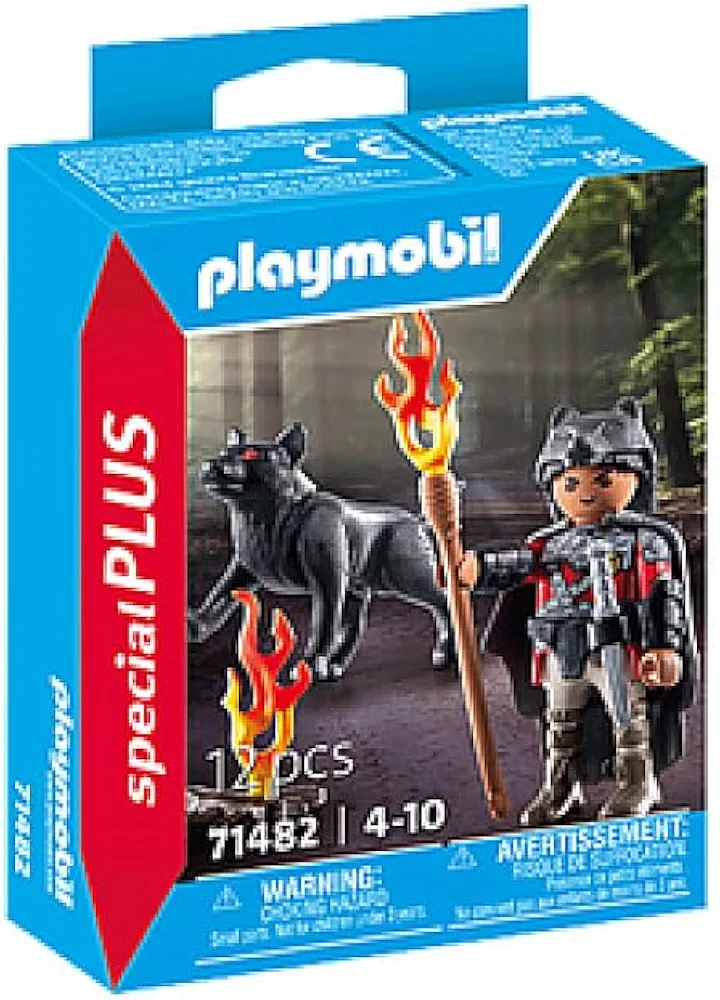 PLAYMOBIL Special Plus 71482 Warrior with Wolf from 4 Years