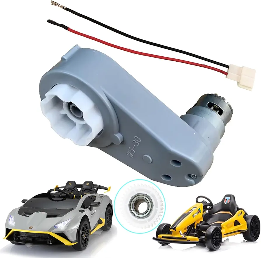 Kids Ride On Car SUV W5-30 Gearbox with 775 24V Motor, 24 Volt Drift car Gear Box High Speed Motor for Children's Electric Ride On Toys Replacement Parts