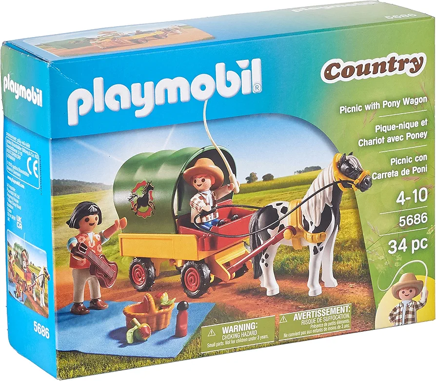 Playmobil Picnic with Pony Wagon Playset