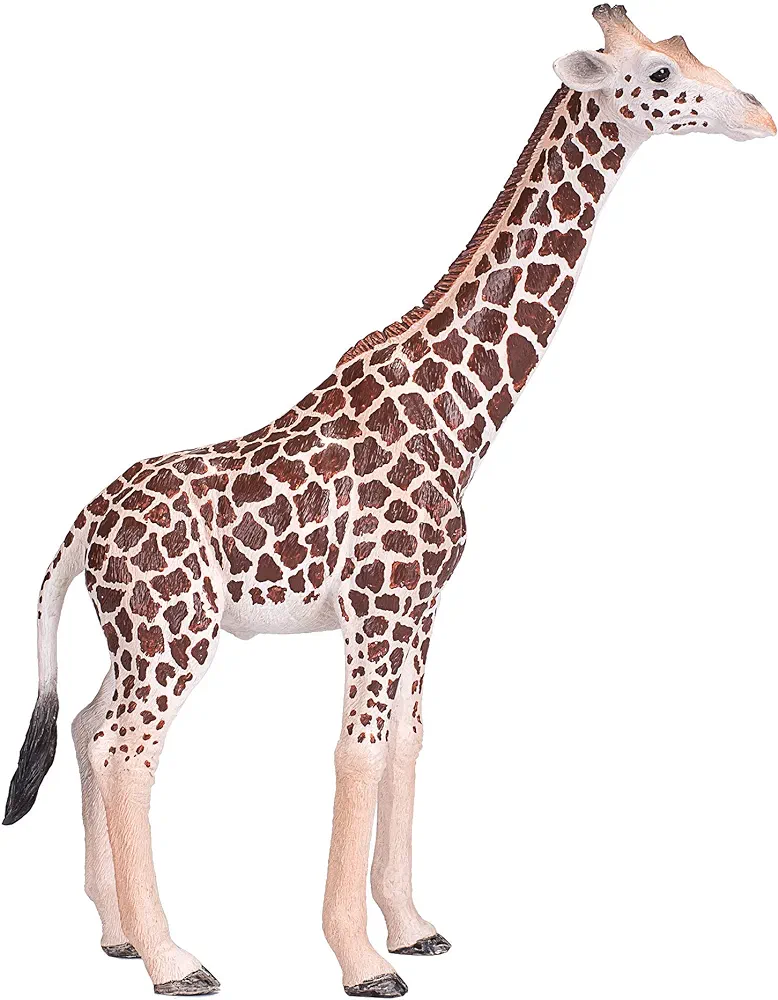 MOJO Giraffe Realistic International Wildlife Hand Painted Toy Figurine (2020 Design), Multi (381008)