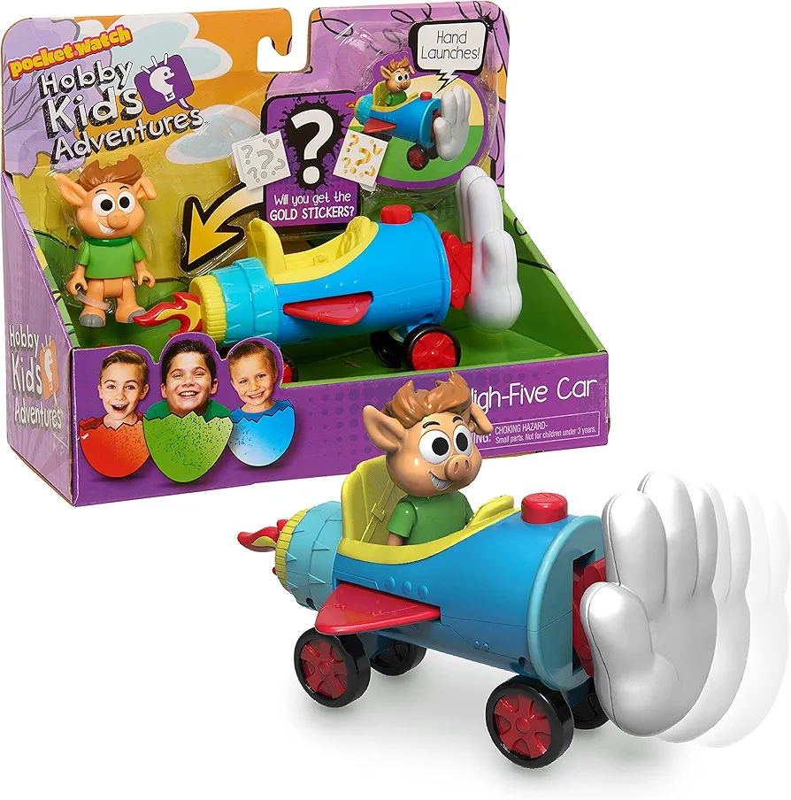 HobbyKids High-Five Car, Kids Toys for Ages 3 Up by Just Play