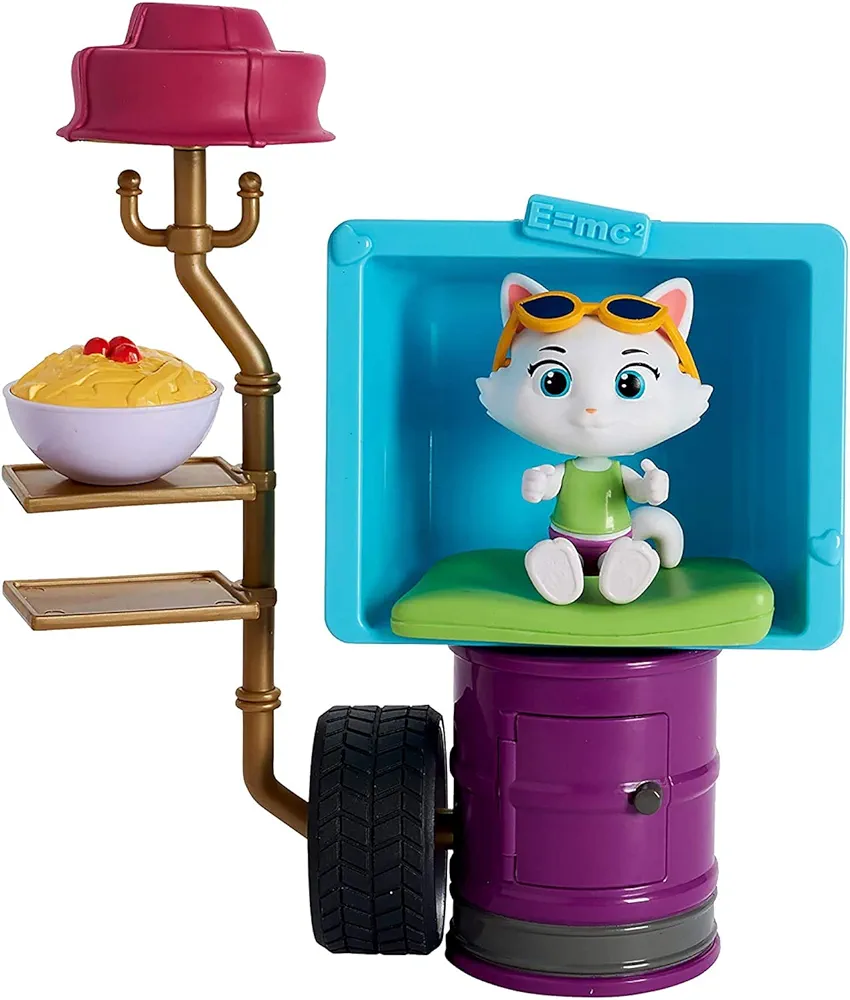 Bandai Namco - 44 Cats Playset with 3" Figure, Milady Playset (ID88078)