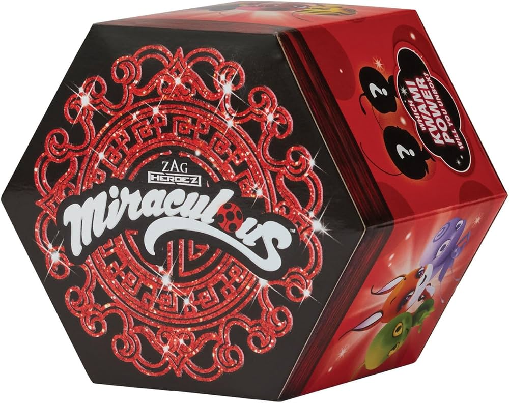 Zag Heroez Miraculous Miraculous 50500 Kwami Surprise Miracle Box Zag Heroez Blind Box - One of 6 - Wayzz, Tikki, Trixx, Plagg, Pollen, or Nooroo (Single Pack)