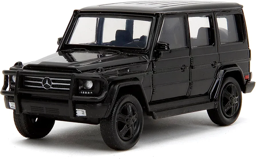 Pink Slips 1:32 W1 Mercedes Benz G Class 4x4 Die-Cast Car, Toys for Kids and Adults (Black)