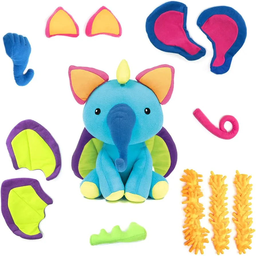 Educational Insights Plush Mixaroo Stuffed Animal for Social & Emotional Learning, Preschool Kindergarten Classroom Must Haves, Ages 2+