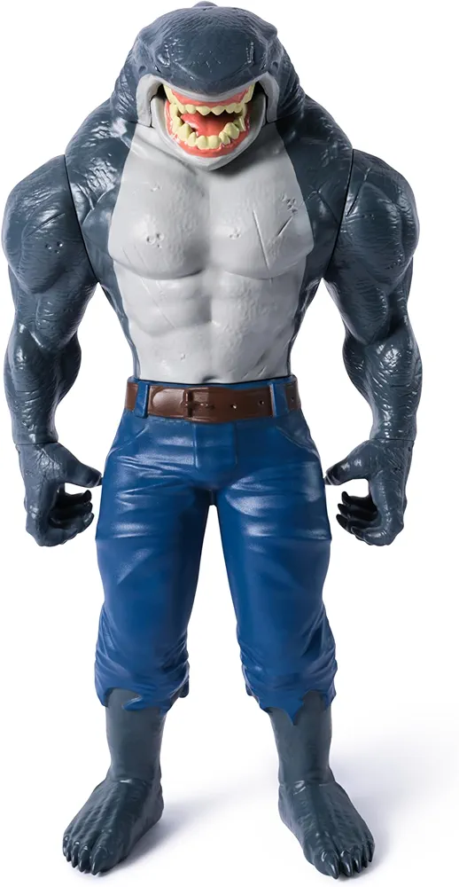 DC Comics, Batman Giant Series King Shark Action Figure, 12-inch Super Hero Collectible Kids Toys for Boys and Girls Ages 3+