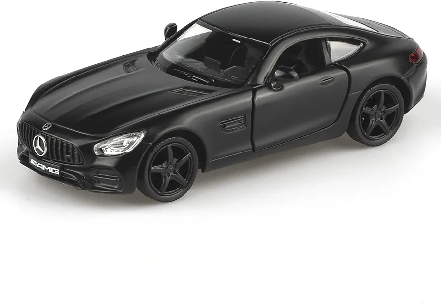 1/36 Scale Mercedes Benz AMG GTS Diecast Cars Models,Pull Back Vehicles Toy Cars,Cars Gifts for Boys Girls (Black)