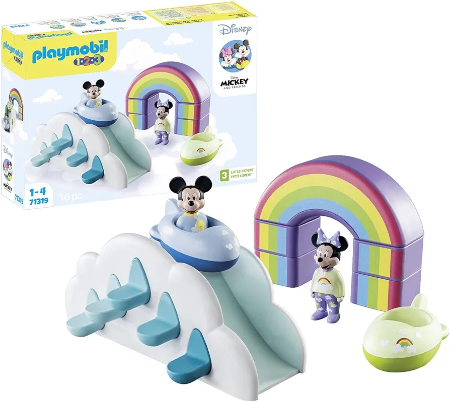 Playmobil 1.2.3 & Disney: Mickey's & Minnie's Cloud Home