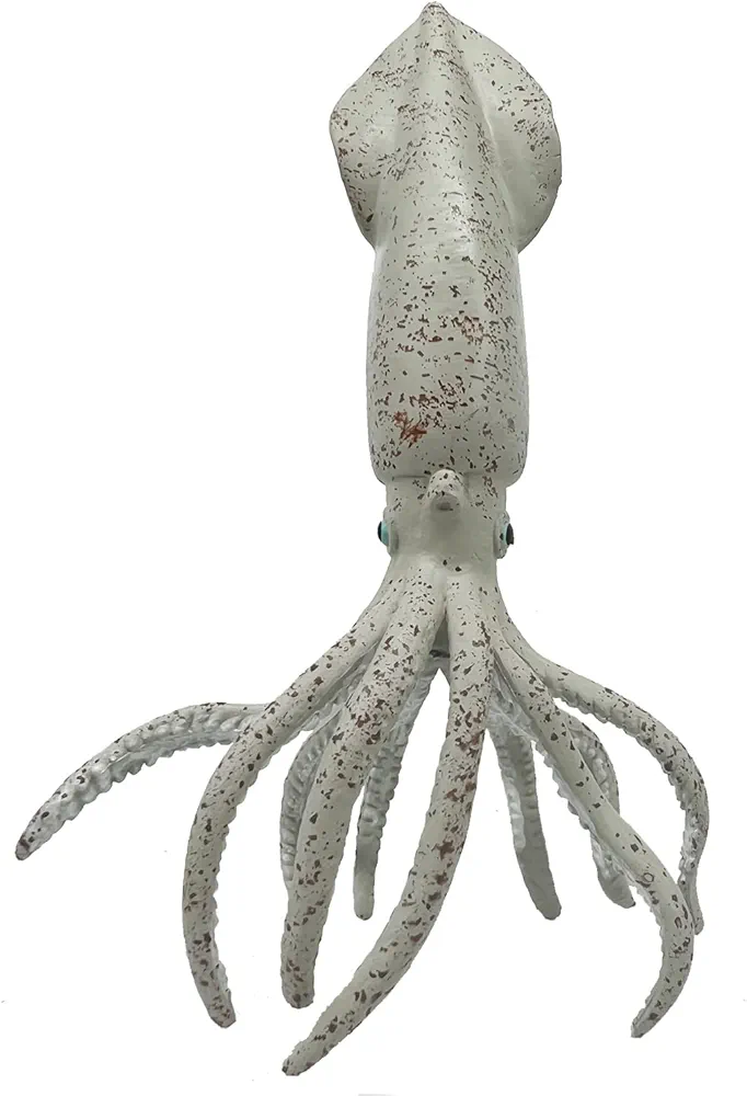 Gemini&Genius Squid Toy for Kids - Marine Animal Ocean World Toy Figure - 6 Inches Length-Sea Animal Action Figure Toy for Kids