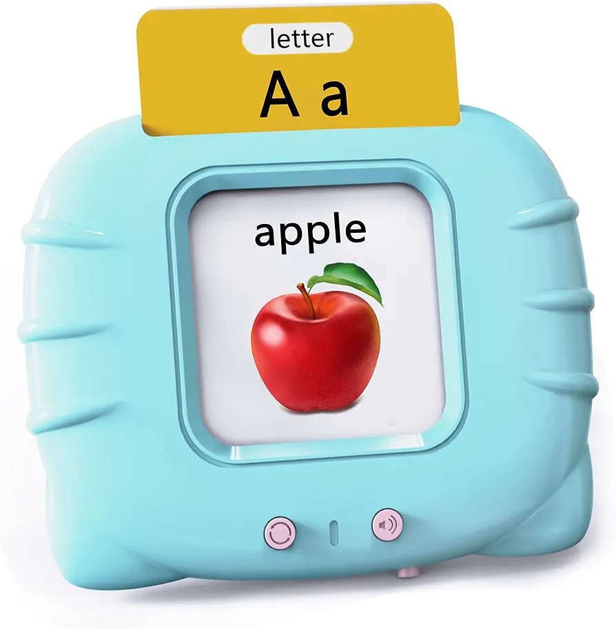 Lapare Audible Learning Toy with Music for Toddler Age 1 2 3 4 5, 520 Sight Words Flash Cards Kindergarten Toy for Boys to Learn Alphabet Number Color Shapes and More