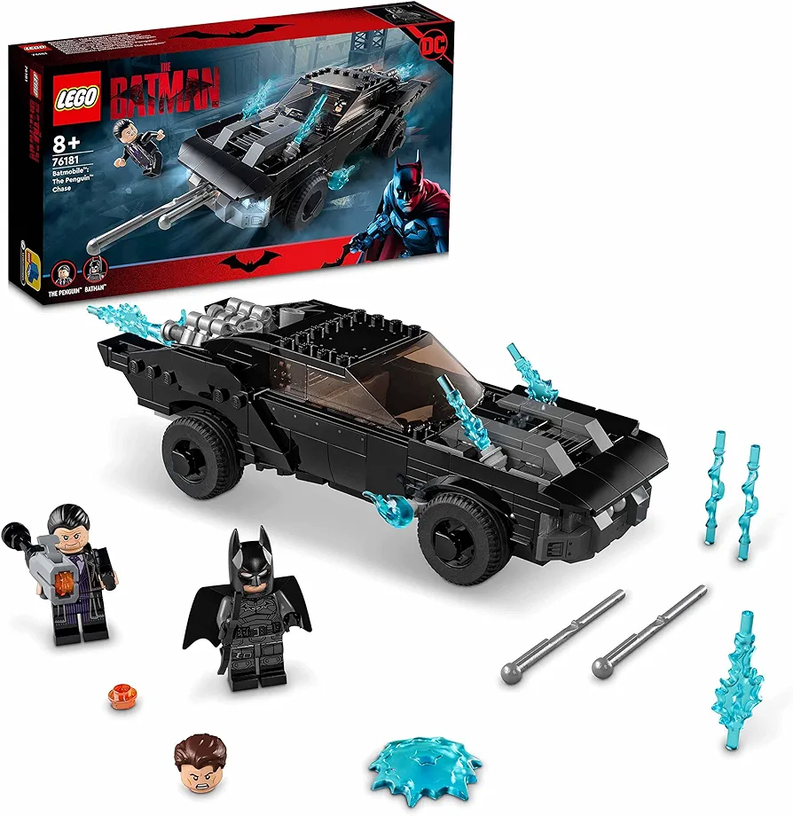 LEGO 76181 DC Batman Batmobile: Chasing The Penguin, Toy Car, Gift Idea for Children from 8 Years Old