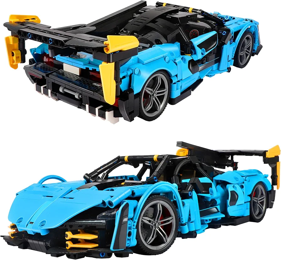 Sports Car Technic Building Blocks,Model Cars for Adults,1：14 Moc Car Building Blocks,Collectible Kits for Kids,Gifts for Motorsports Enthusiasts (1610 Pieces Bricks)