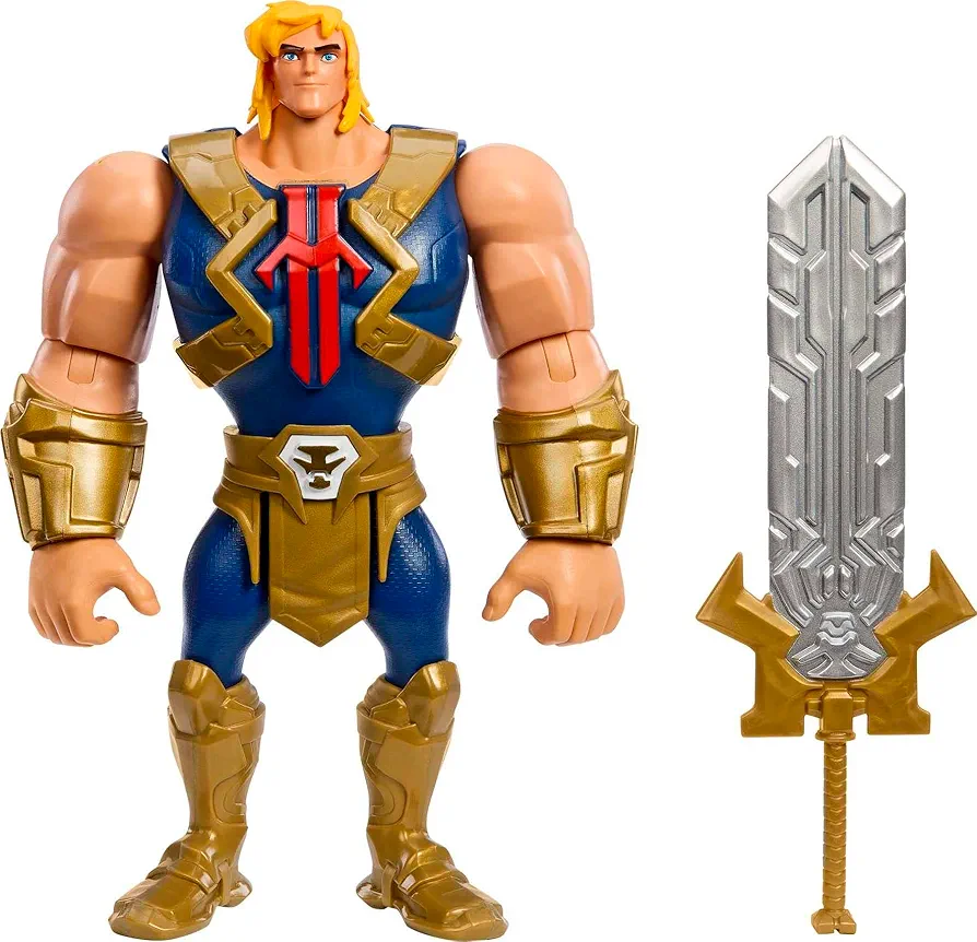 Masters of the Universe and He-ManLarge Action Figure He-Man Savage Eternia, Collectible Action Figure Superhero, MOTU Toy with Accessory