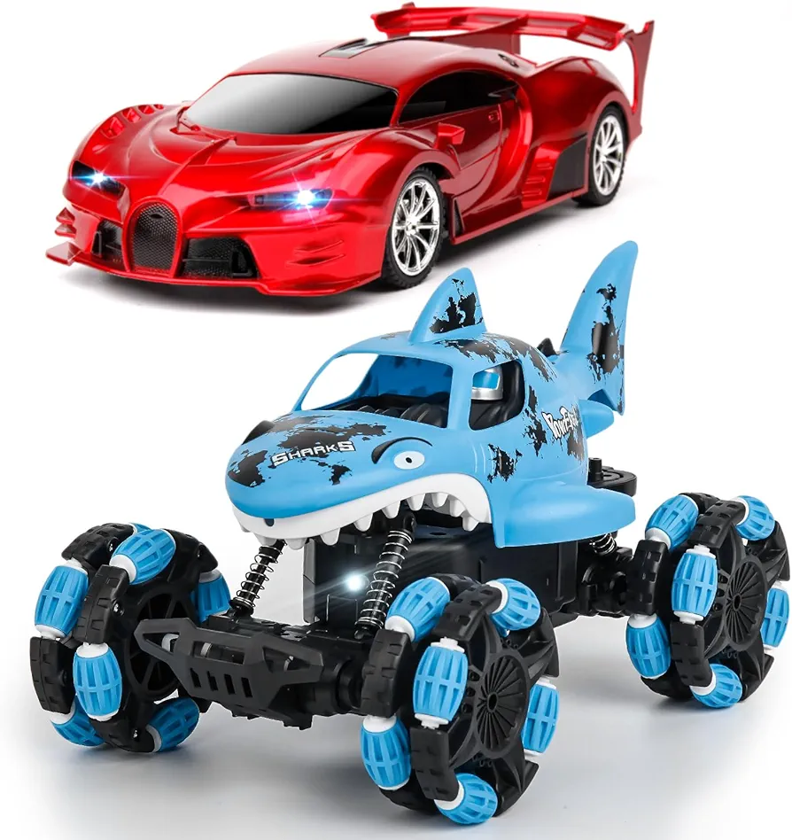 2.4Ghz Sport Car with RC Shark Monster Truck