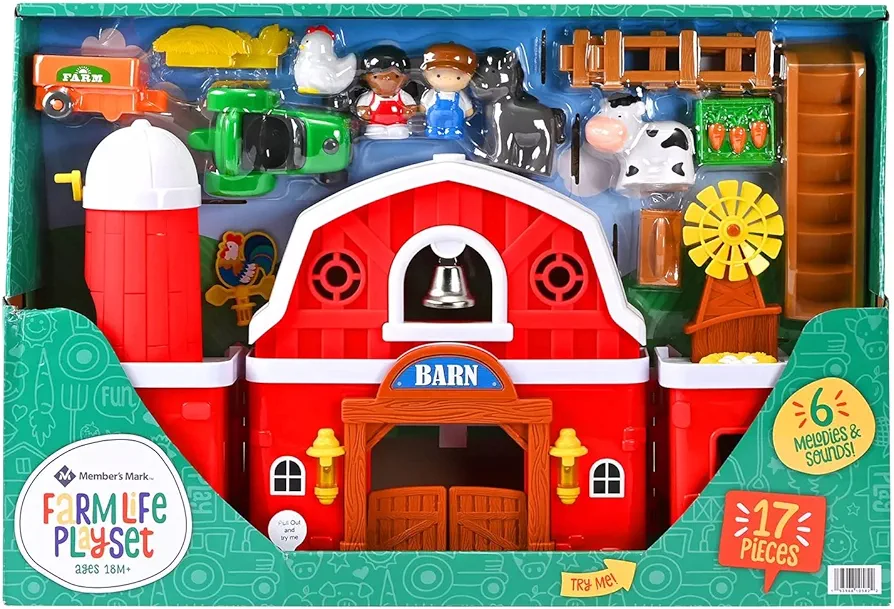 Member's Mark Preschool Playset, Farm Life