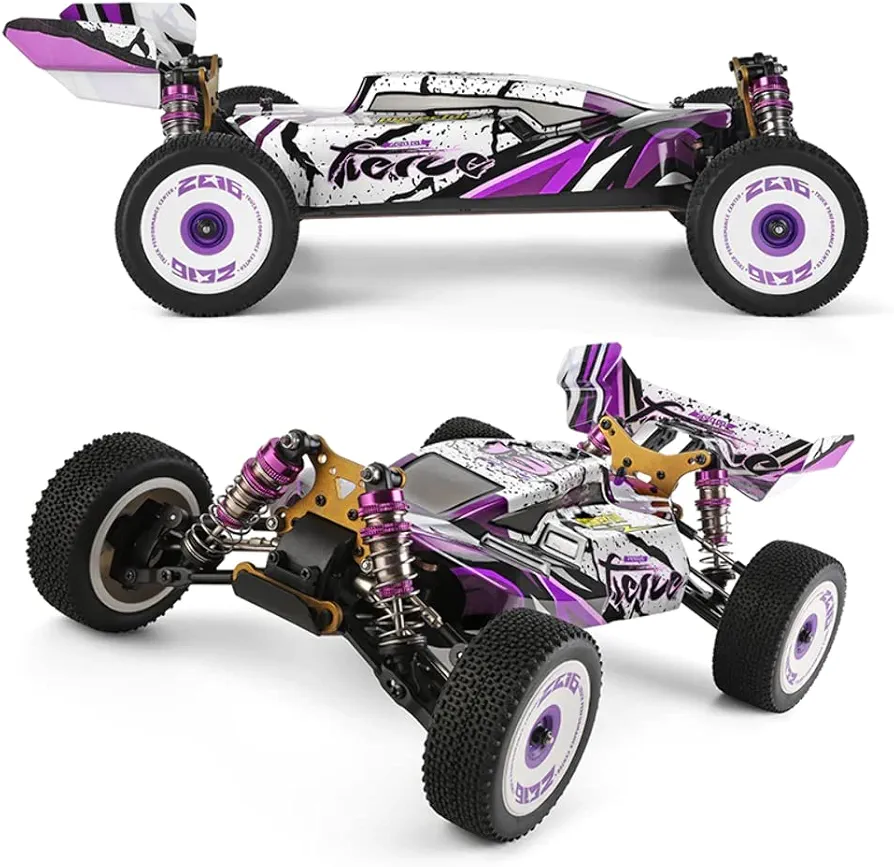 WLtoys 124017 124019 V2 75KM/H 2.4G RC Car Brushless 4WD Electric High Speed Off-Road Drift Remote Control Toys for Children 124019 1B 2200mAh