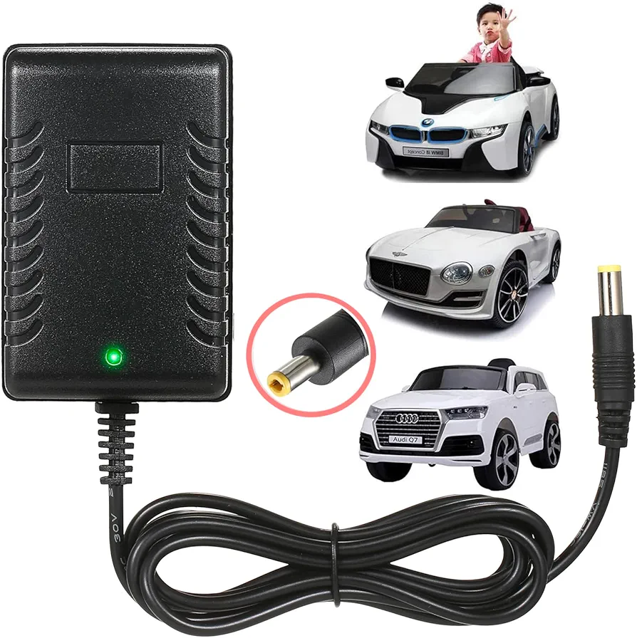 6V Charger for Kids Ride On Car Toys 6Volt Battery Charger Best Choice Products Wrangler SUV ATV Kid Trax Dynacraft Toy Car v 6Universal Charger Kids Electric Battery Power Supplies