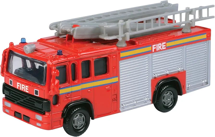 All Star Toys London Fire Truck 5 Inch Diecast Model Toy Car Fire Engine Motormax 76006