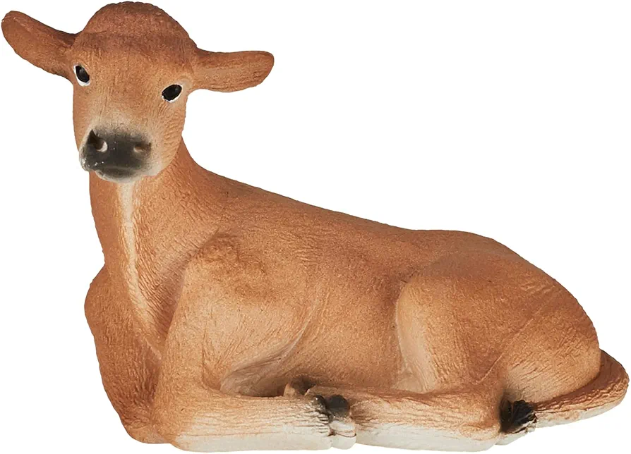 MOJO Jersey Calf lying down Toy Figure