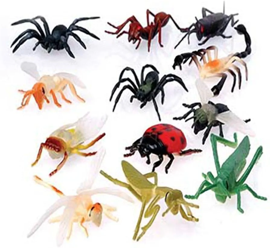 U. S. Toy Toy 2378 Mini Insects, 1-Pack of 12